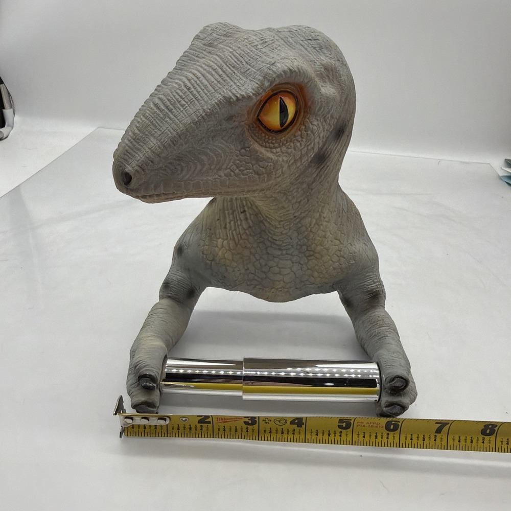 Dinosaur Wall Mounted Toilet Paper Holder - Picture 3 of 9